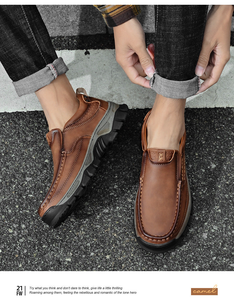 Mitchell Shoes Men's Soft Insole Walking Casual Loafers