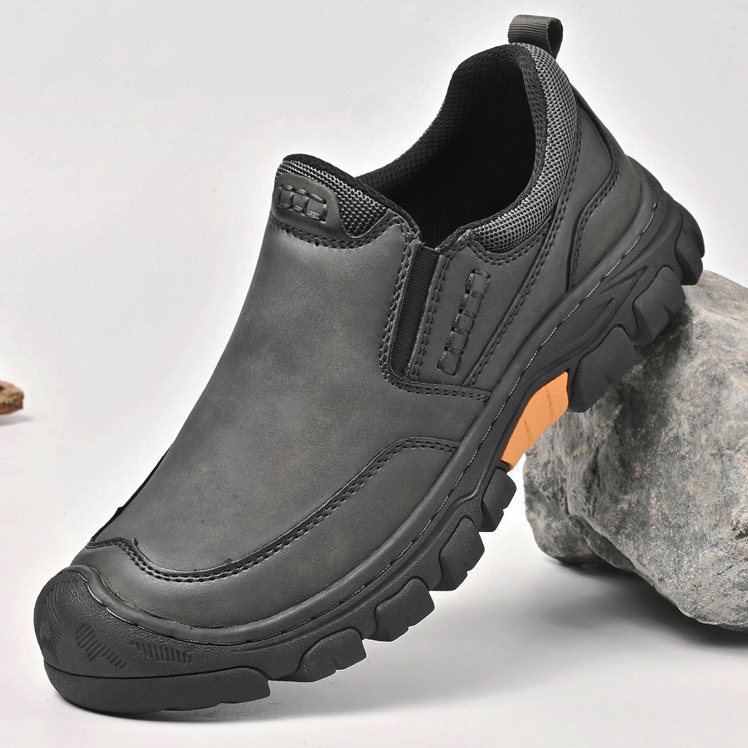 Mitchell Shoes Men's Leather Wearable Hiking Casual Shoes