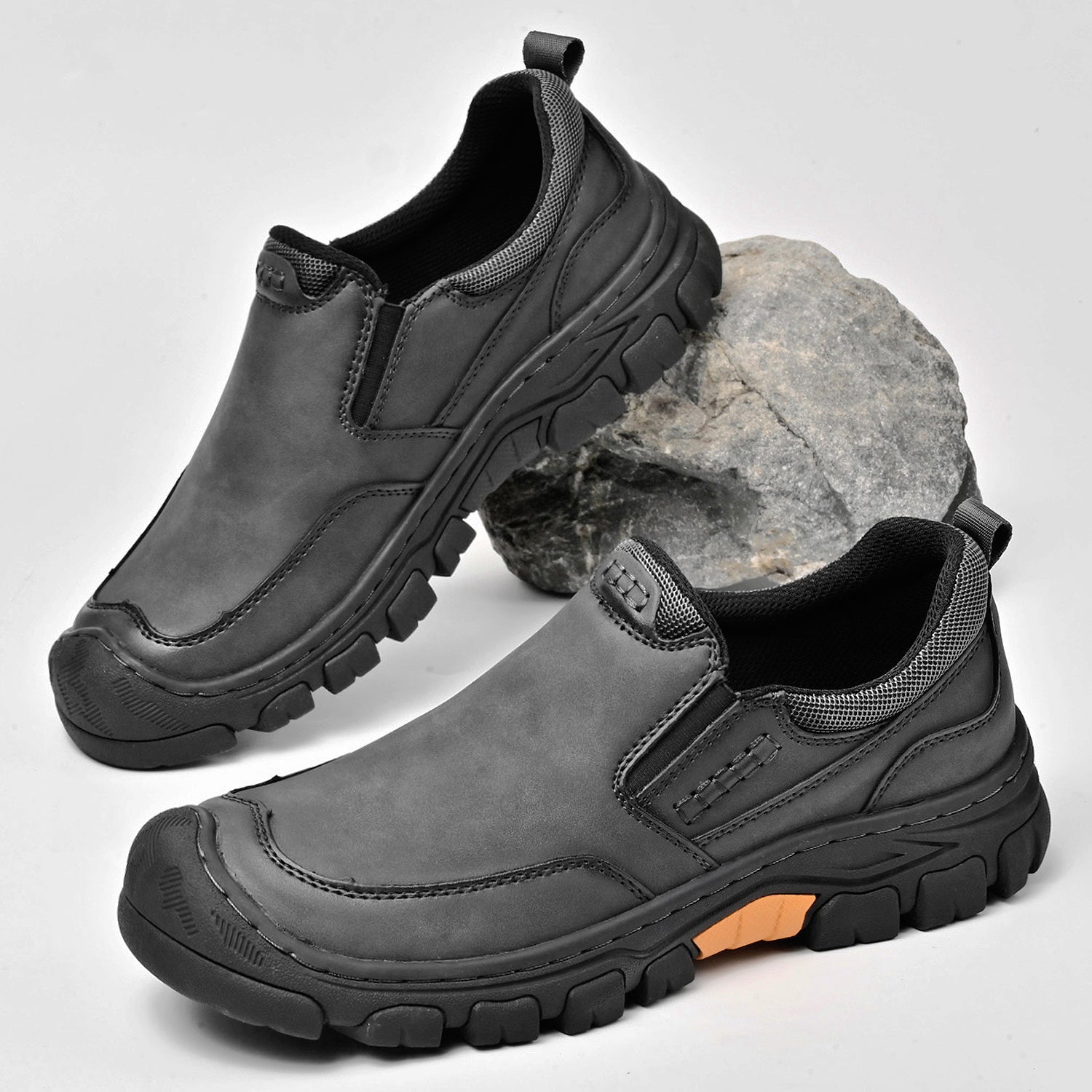Mitchell Shoes Men's Leather Wearable Hiking Casual Shoes