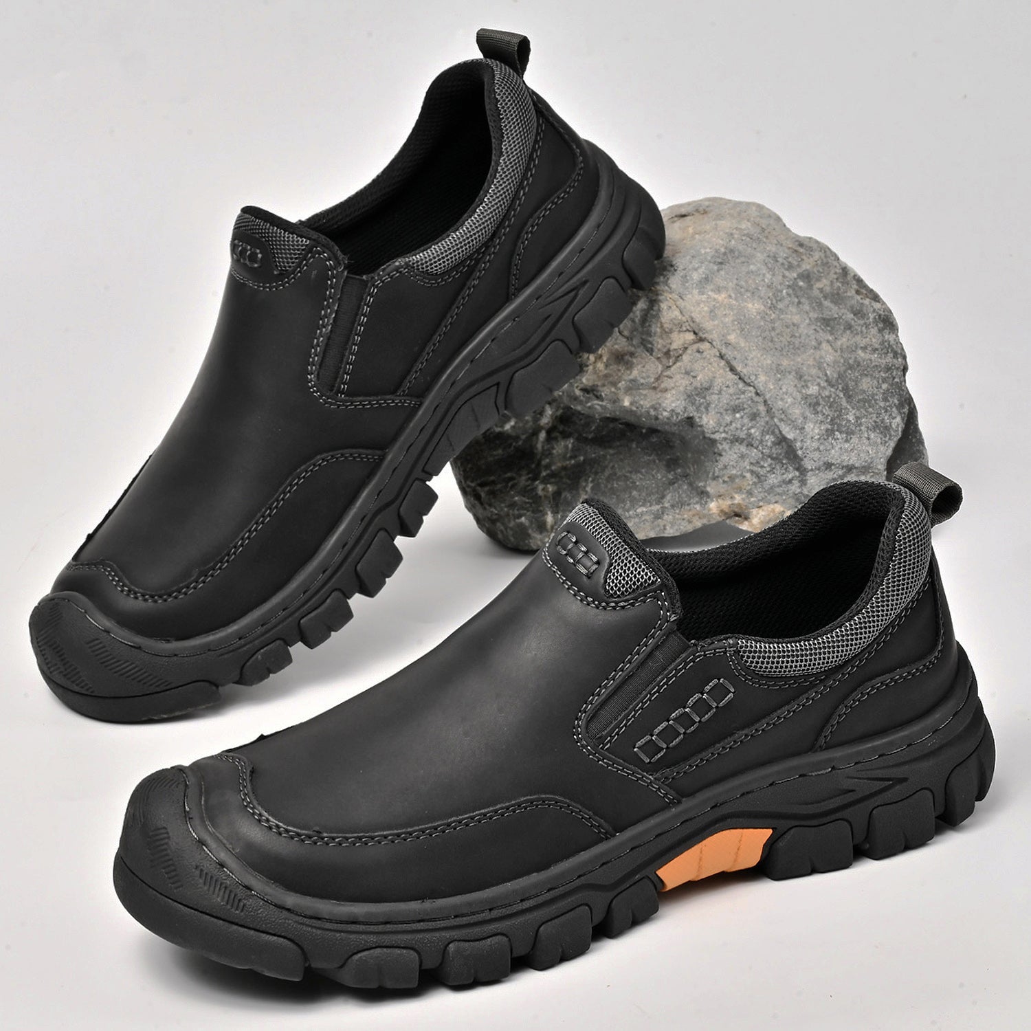 Mitchell Shoes Men's Leather Wearable Hiking Casual Shoes